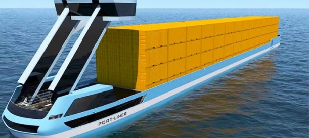 Los primeros barcos portacontenedores eléctricos estarán listos en agosto